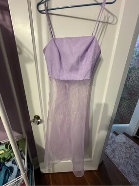 Lavender Sheer Spaghetti Strap top/Dress